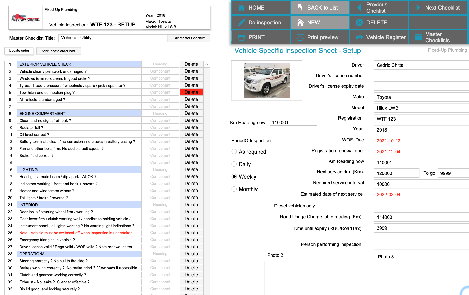 vehicle checklist